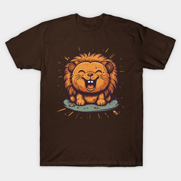 Baby happy laughting lion T-Shirt by JORDYGRAPH